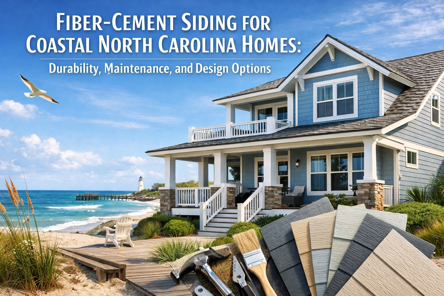 Fiber-Cement Siding for Coastal North Carolina Homes: Durability, Maintenance, and Design Options