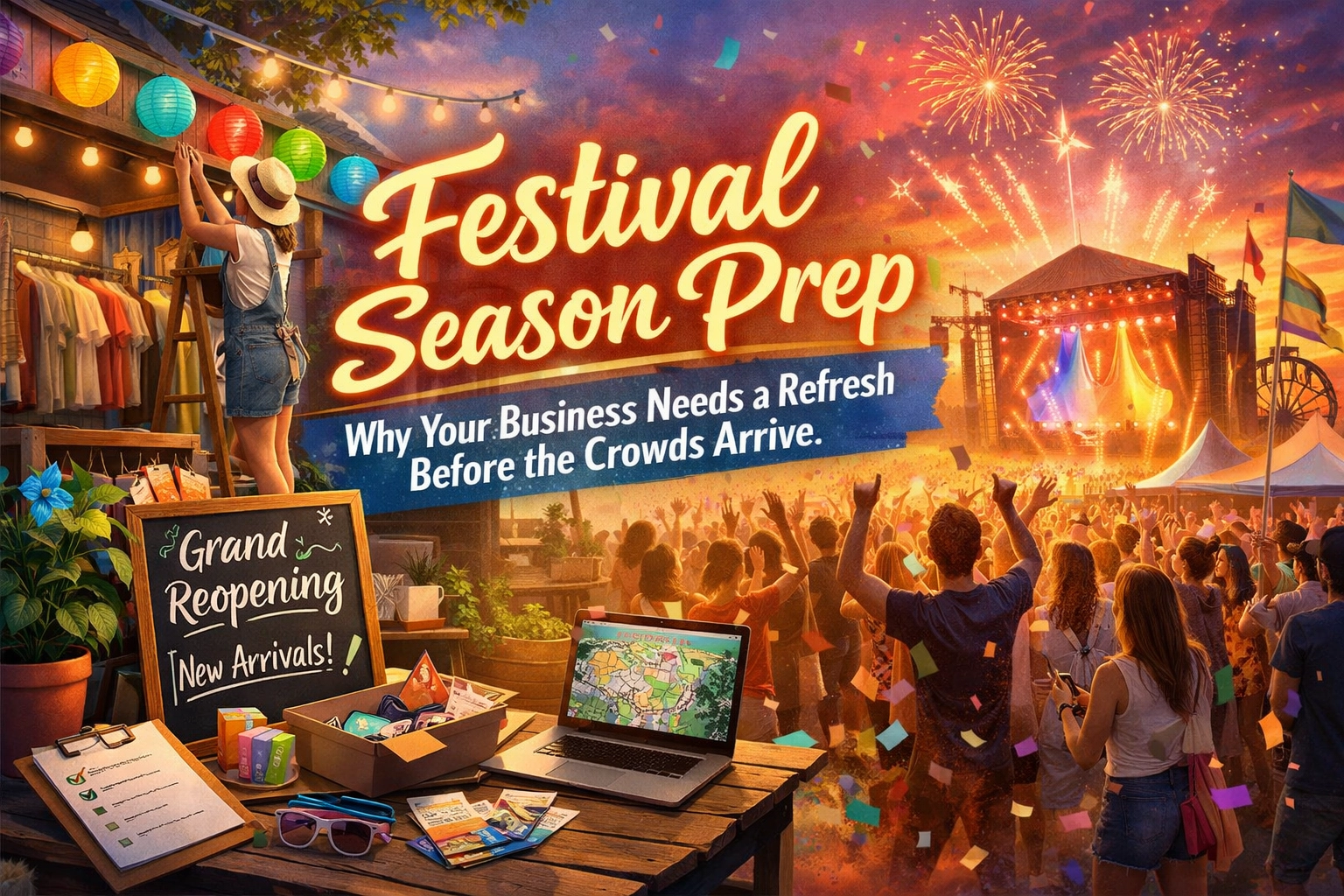 Festival Season Prep: Why Your Business Needs a Refresh Before the Crowds Arrive