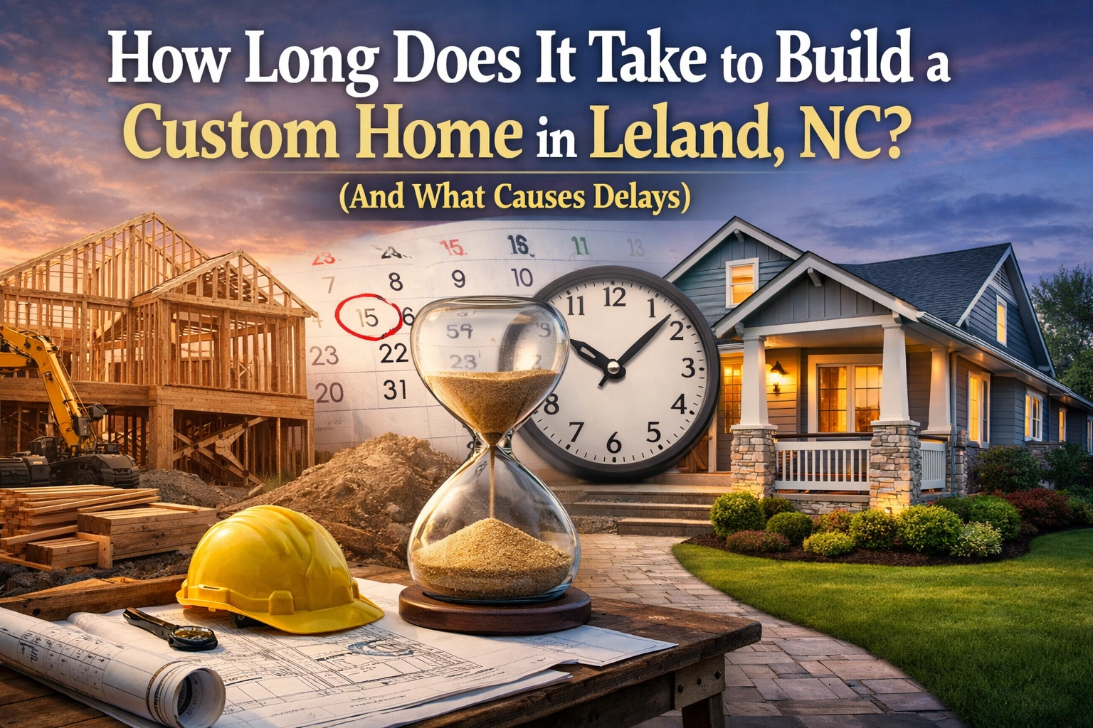 How Long Does It Take to Build a Custom Home in Leland, NC? (And What Causes Delays)