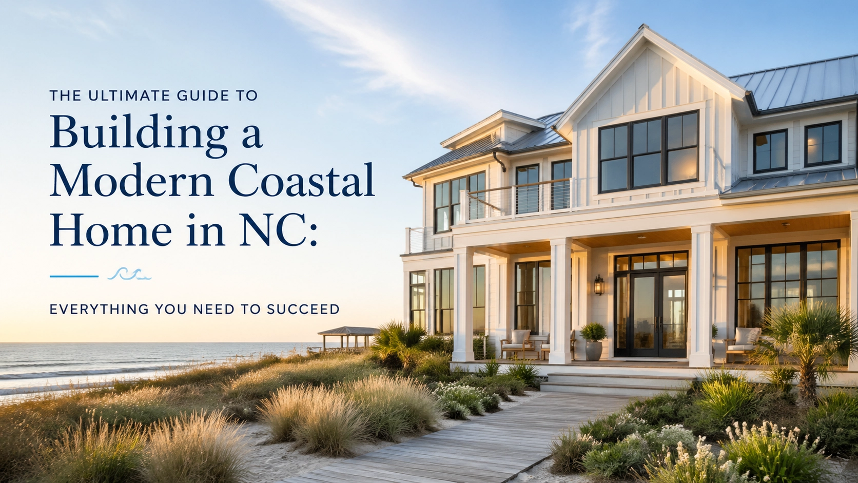 The Ultimate Guide to Building a Modern Coastal Home in NC: Everything You Need to Succeed