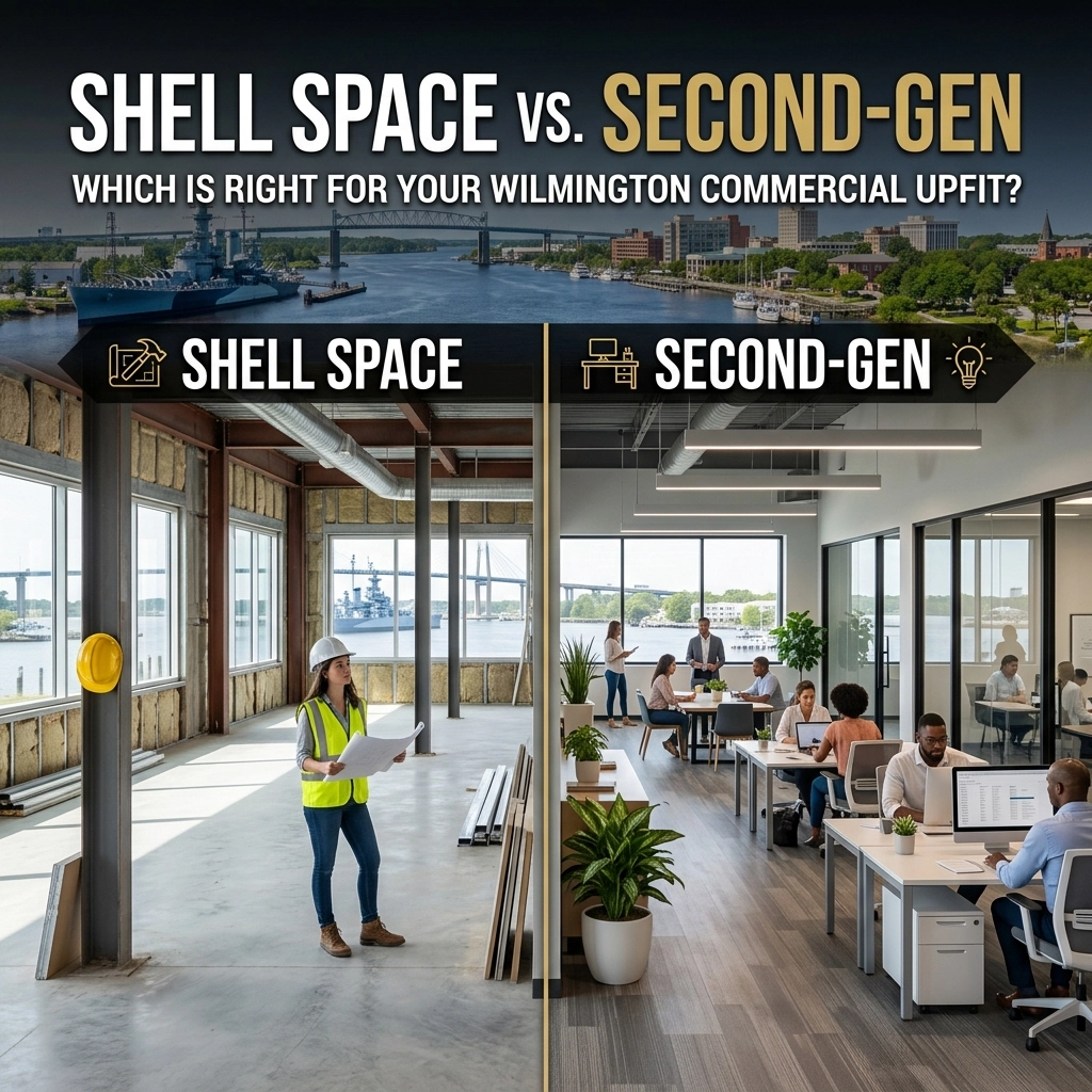 Shell Space vs. Second-Gen: Which Is Right for Your Wilmington Commercial Upfit?
