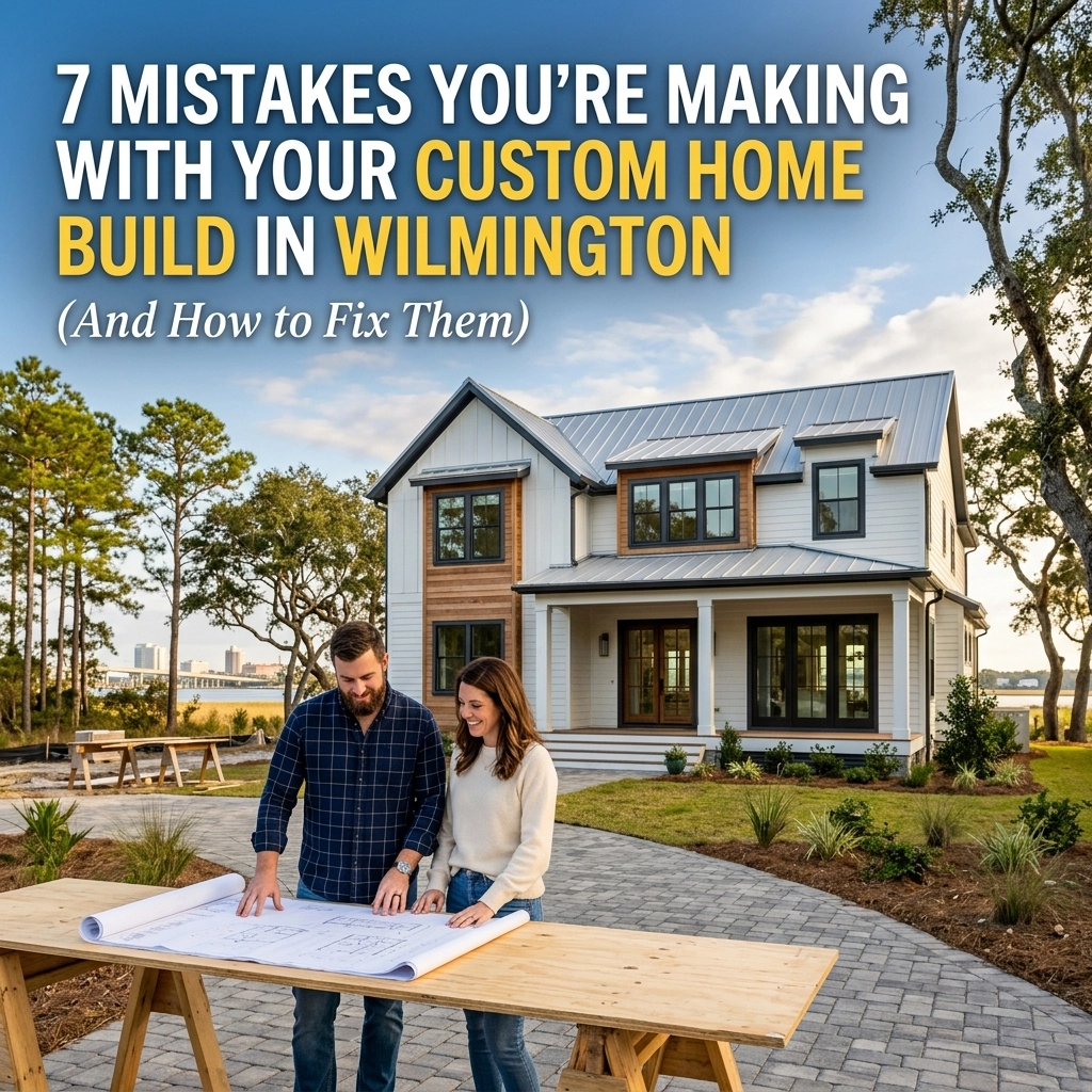 7 Mistakes You’re Making with Your Custom Home Build in Wilmington (And How to Fix Them)